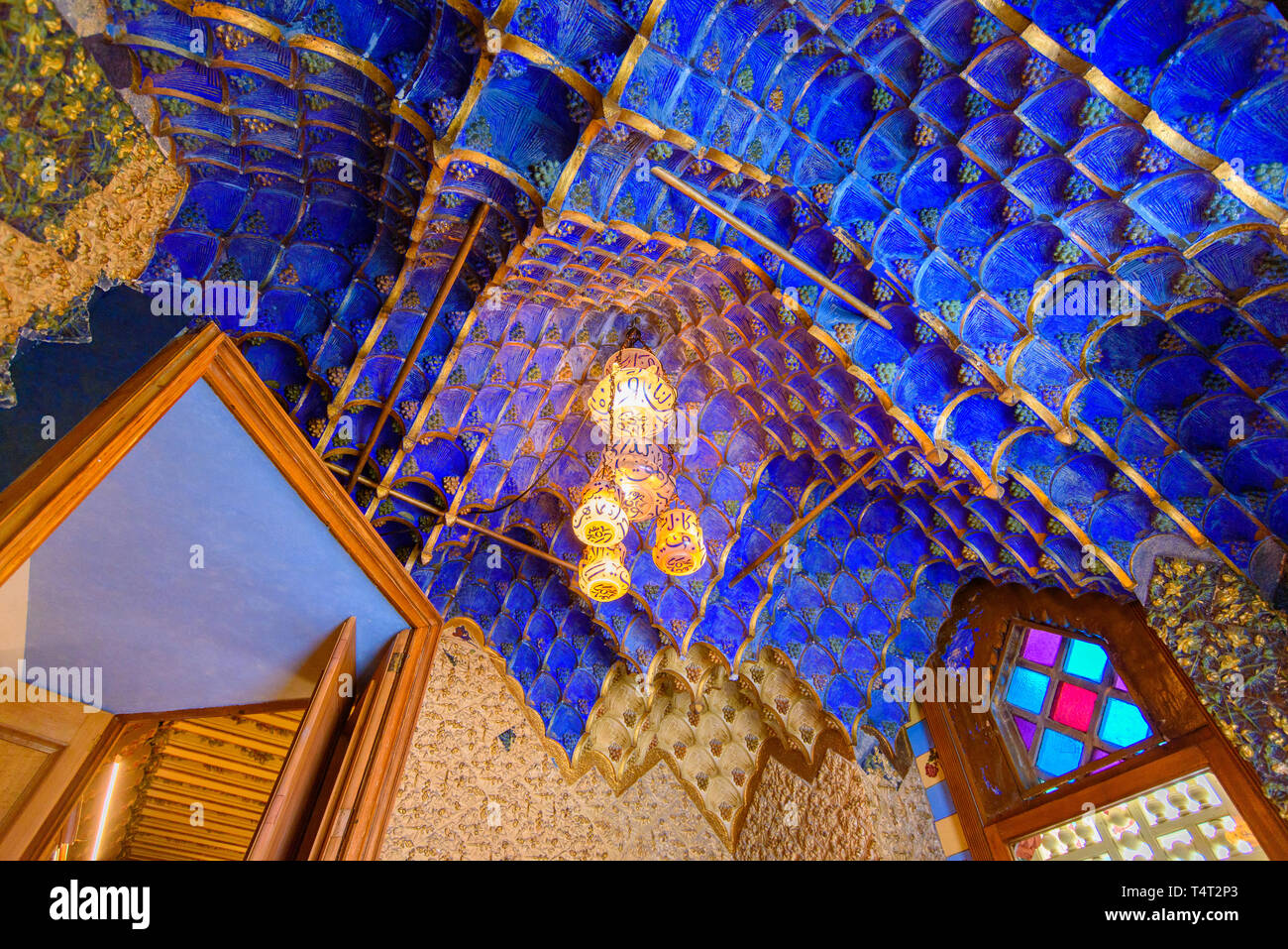 Casa Vicens, a museum in Barcelona, Spain Stock Photo