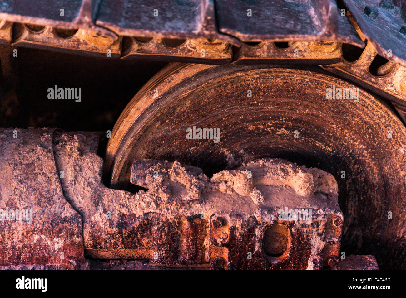 Tractor wheel grate with dried mud covering its surface Stock Photo Alamy