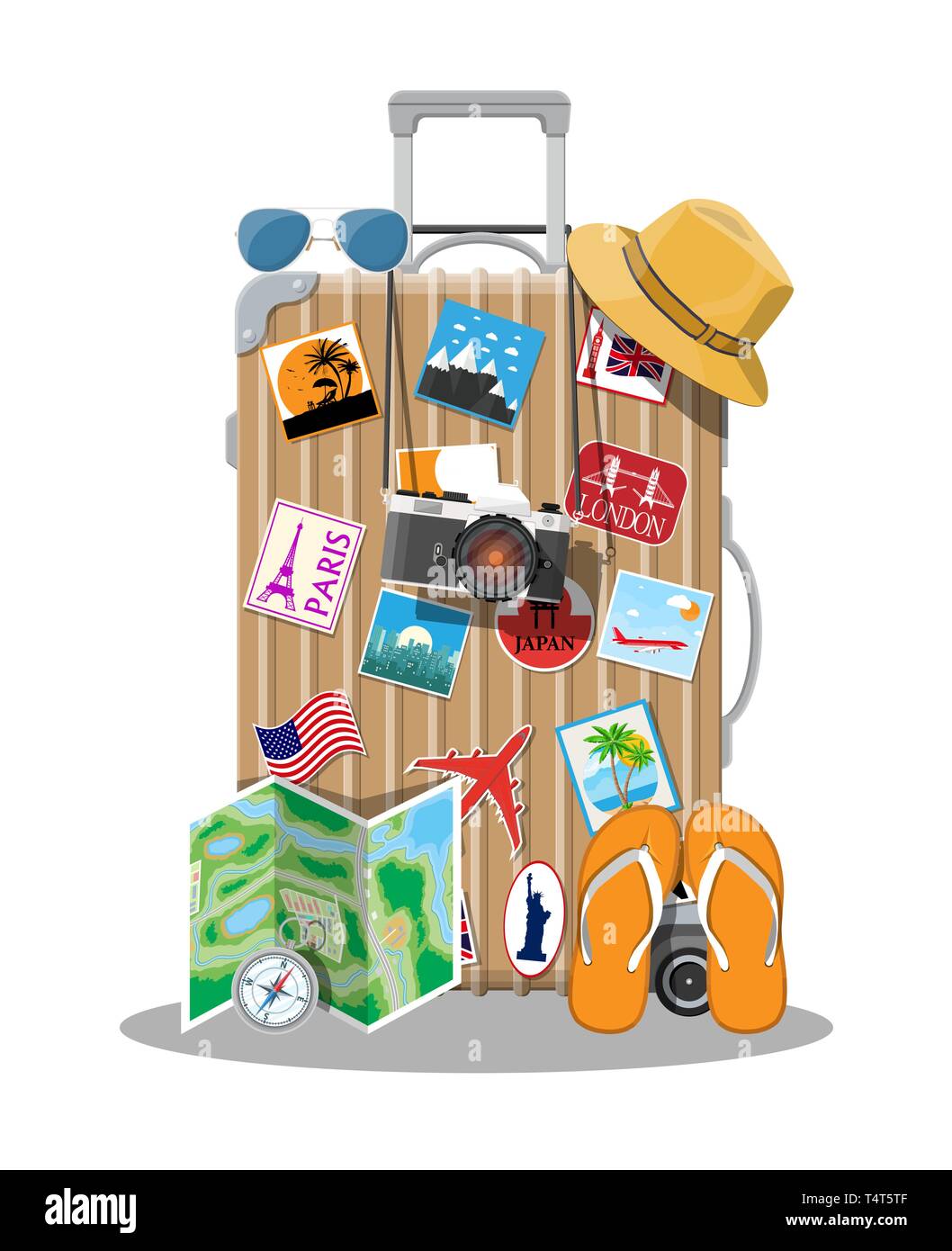 Plastic travel bag. Plastic case with 