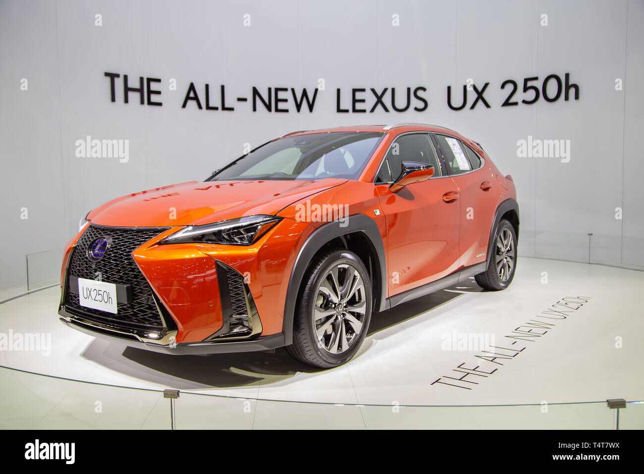 Nonthaburi Thailand April 3 19 Lexus Ux 250h Suv Presented In Motor Show 19 Stock Photo Alamy