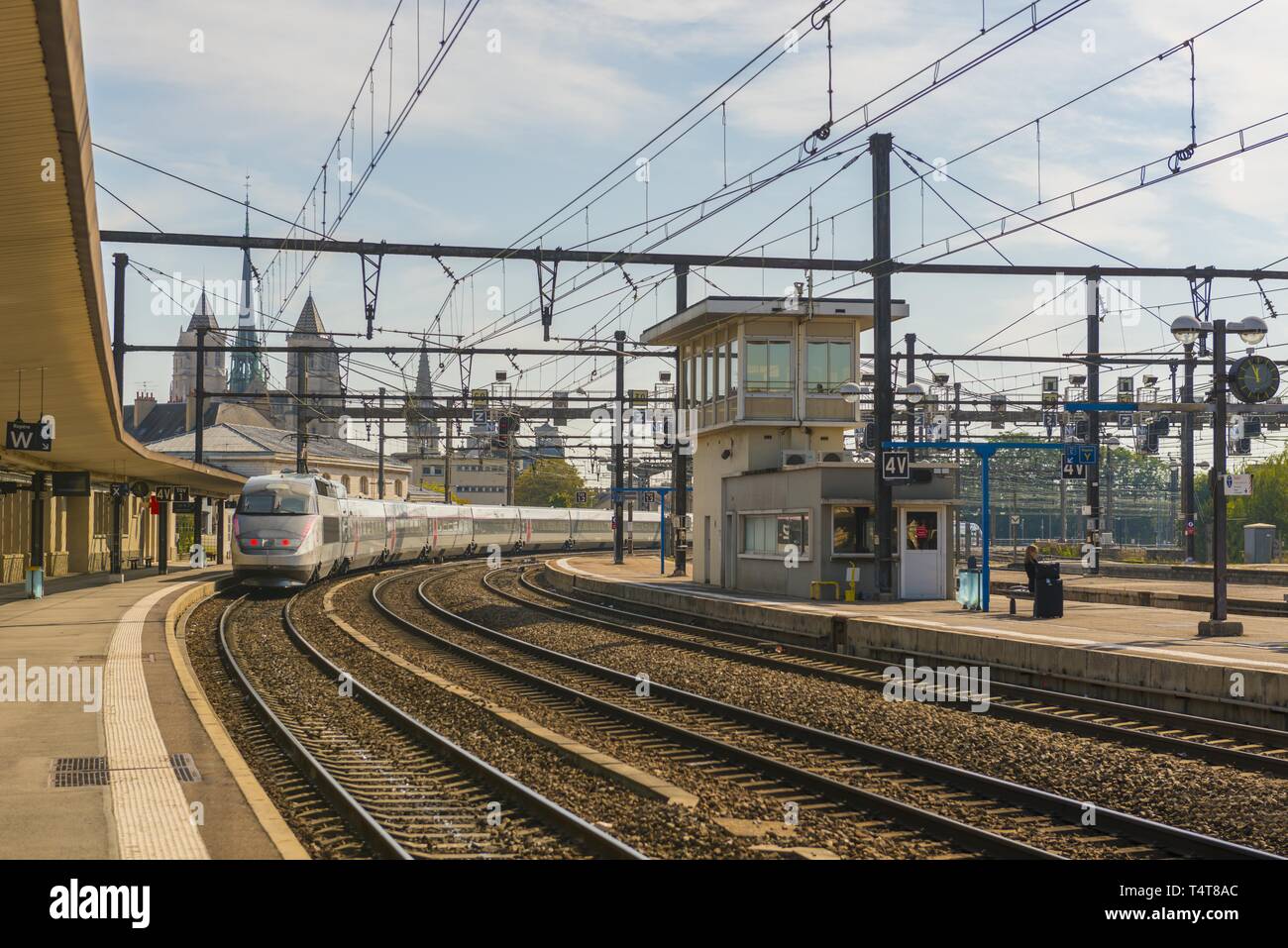 Train Station, Dijon, France, Europe Stock Photo Alamy Train Station, Dijon, France, Europe Stock Photo Alamy
