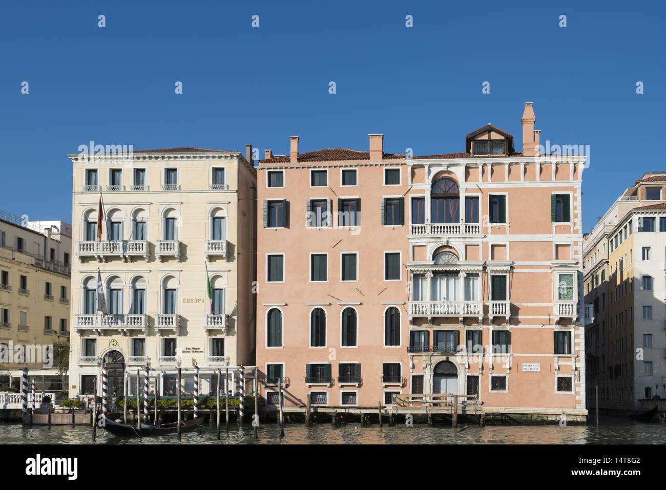 Old Houses on Grand Canal, Venice, Italy, Europe Stock Photo - Alamy
