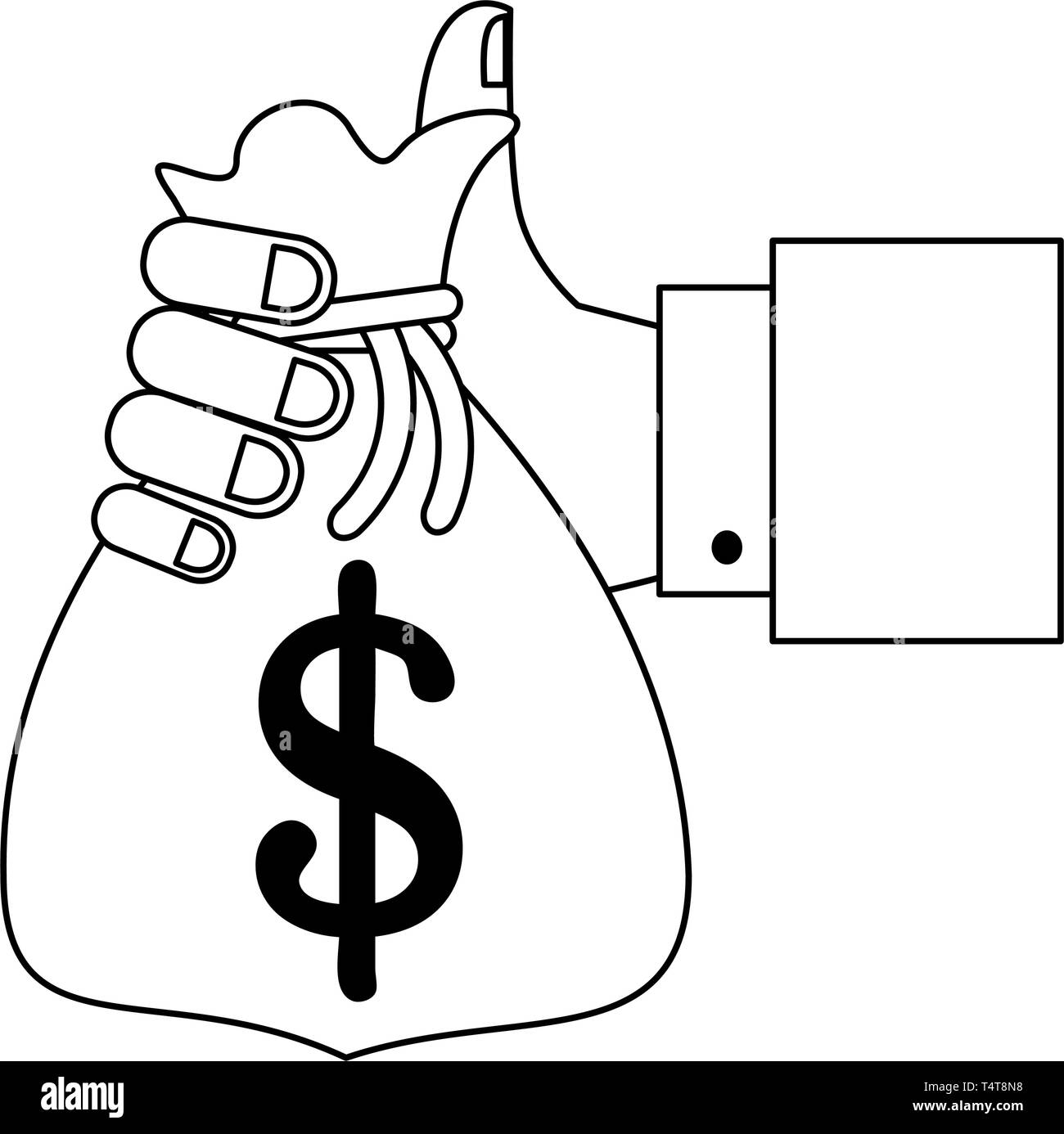 Business and money in black and white Stock Vector Image & Art - Alamy