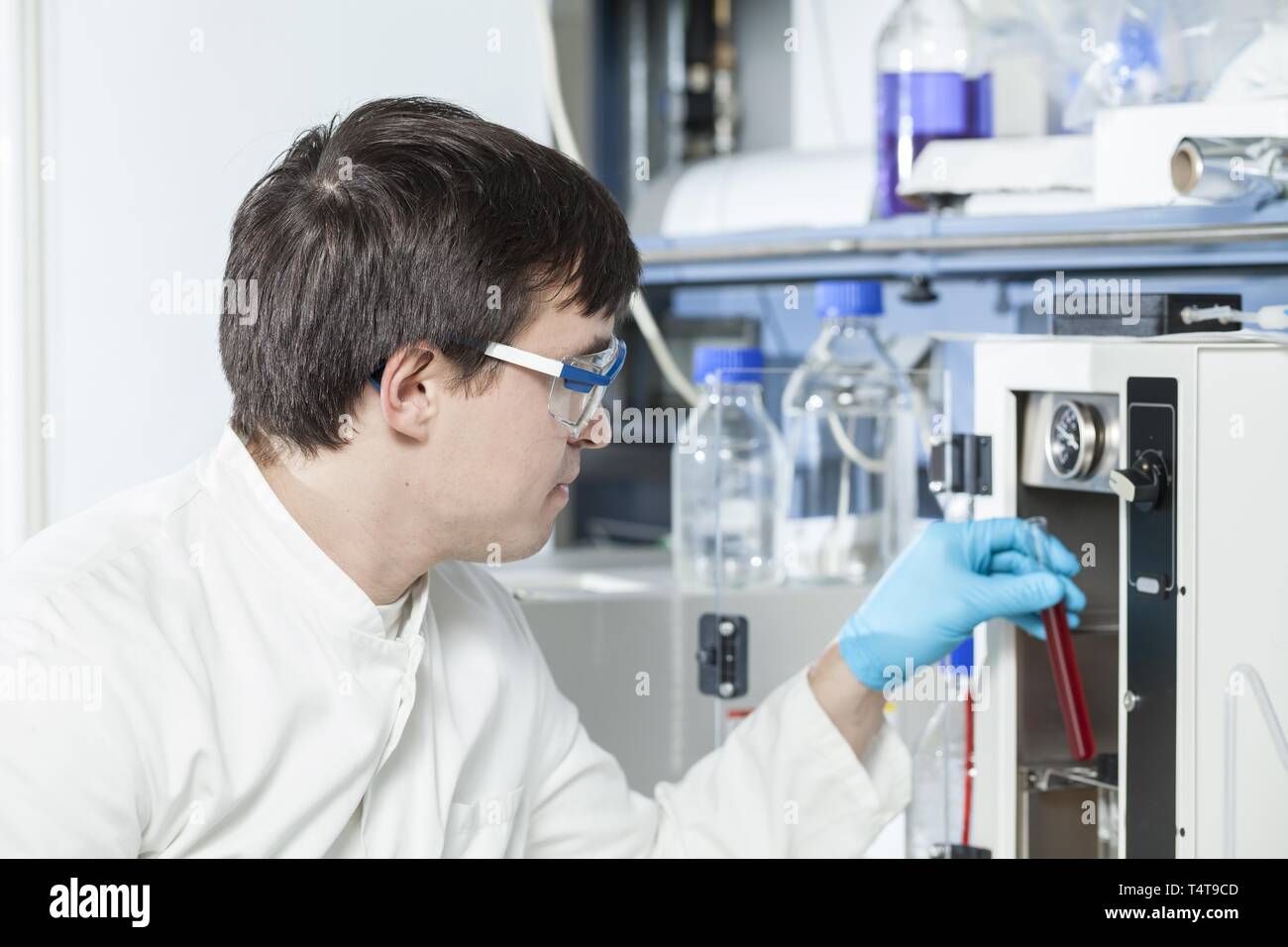 Researcher at work Stock Photo - Alamy