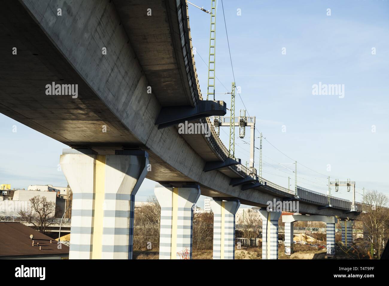 Perleberger bridge, Berlin, Germany, Europe Stock Photo