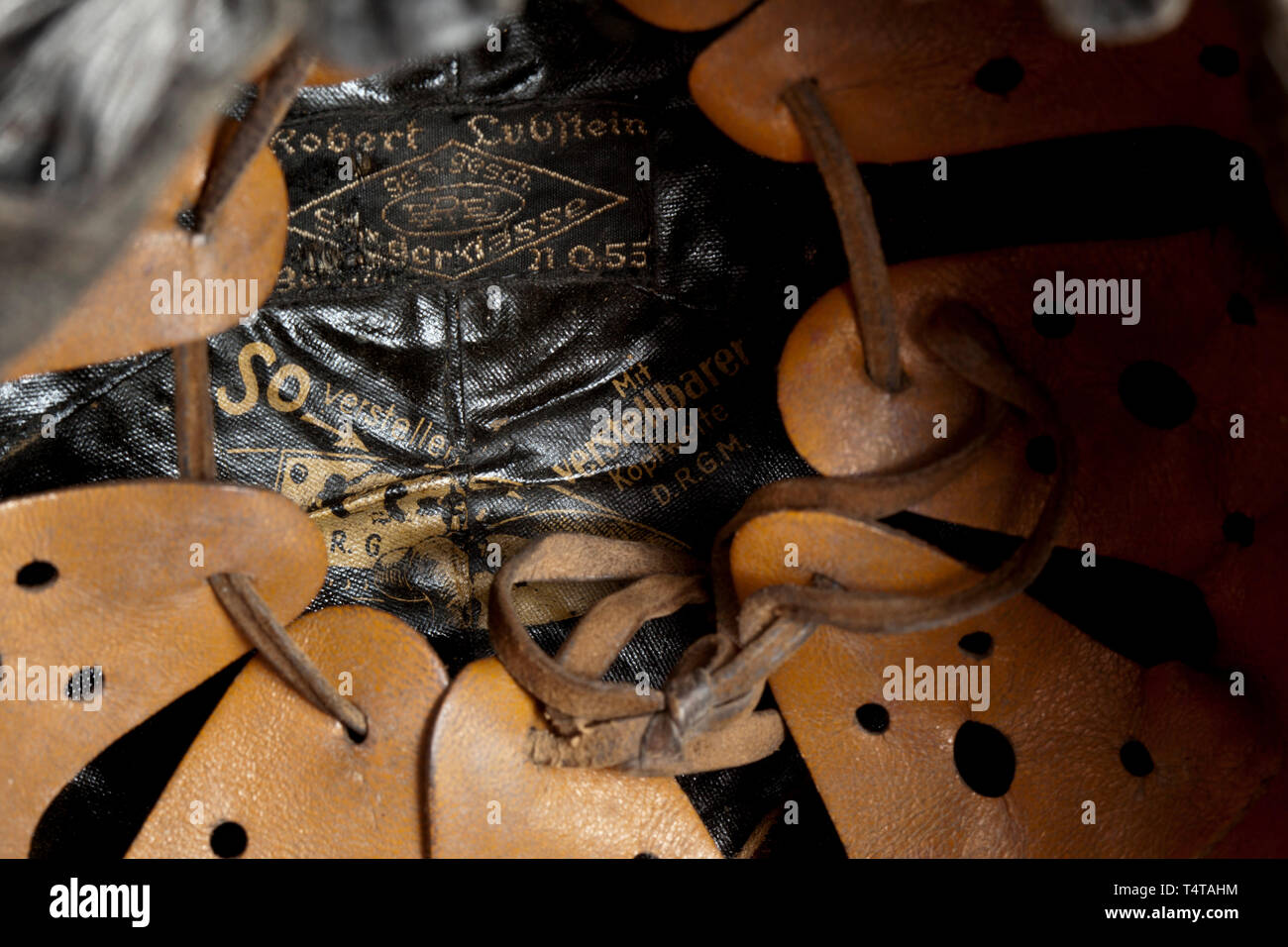 A crash helmet for motor cyclists of the protection police maker ...