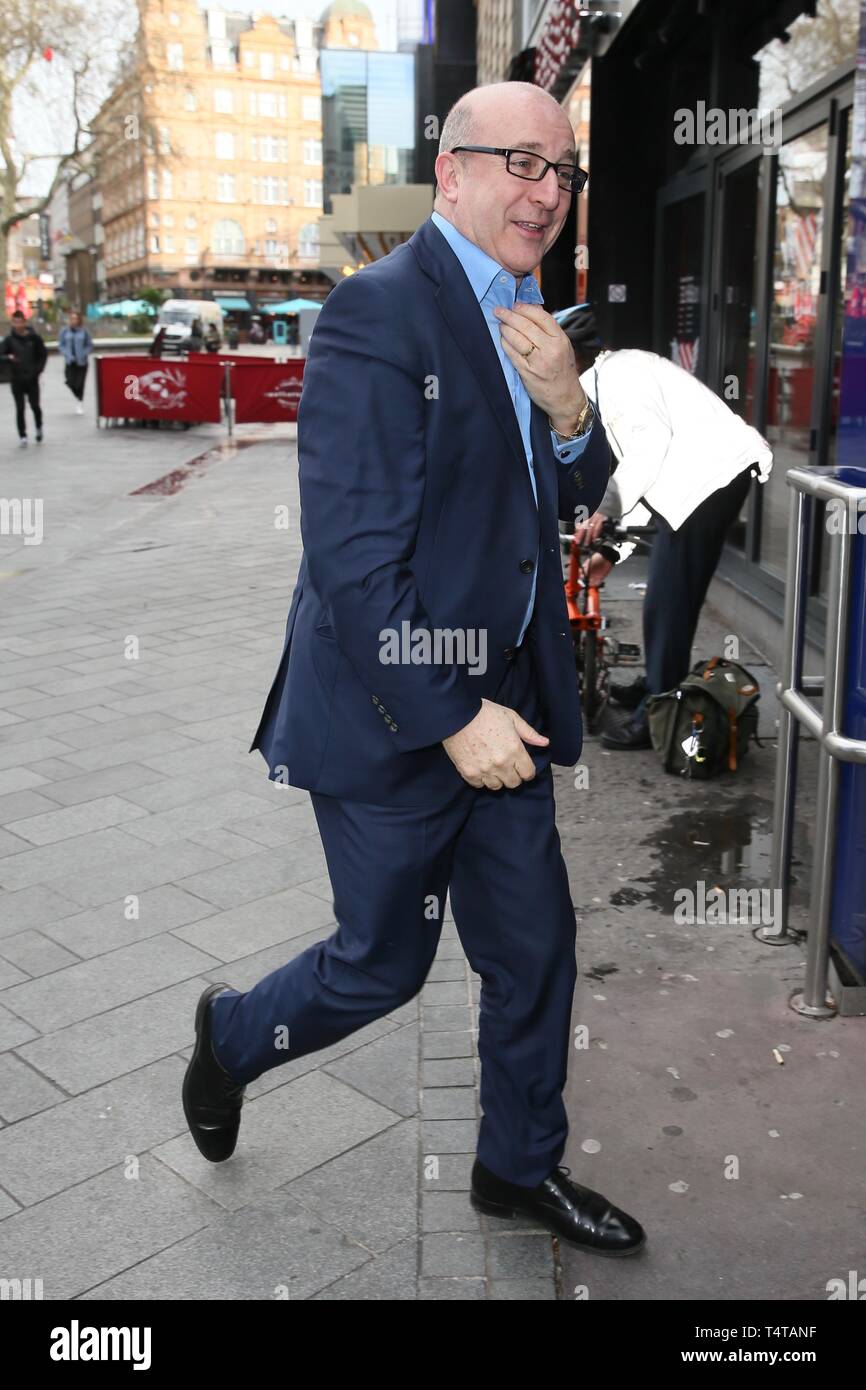 Paul McKenna seen arriving at Global studios Featuring: Paul McKenna