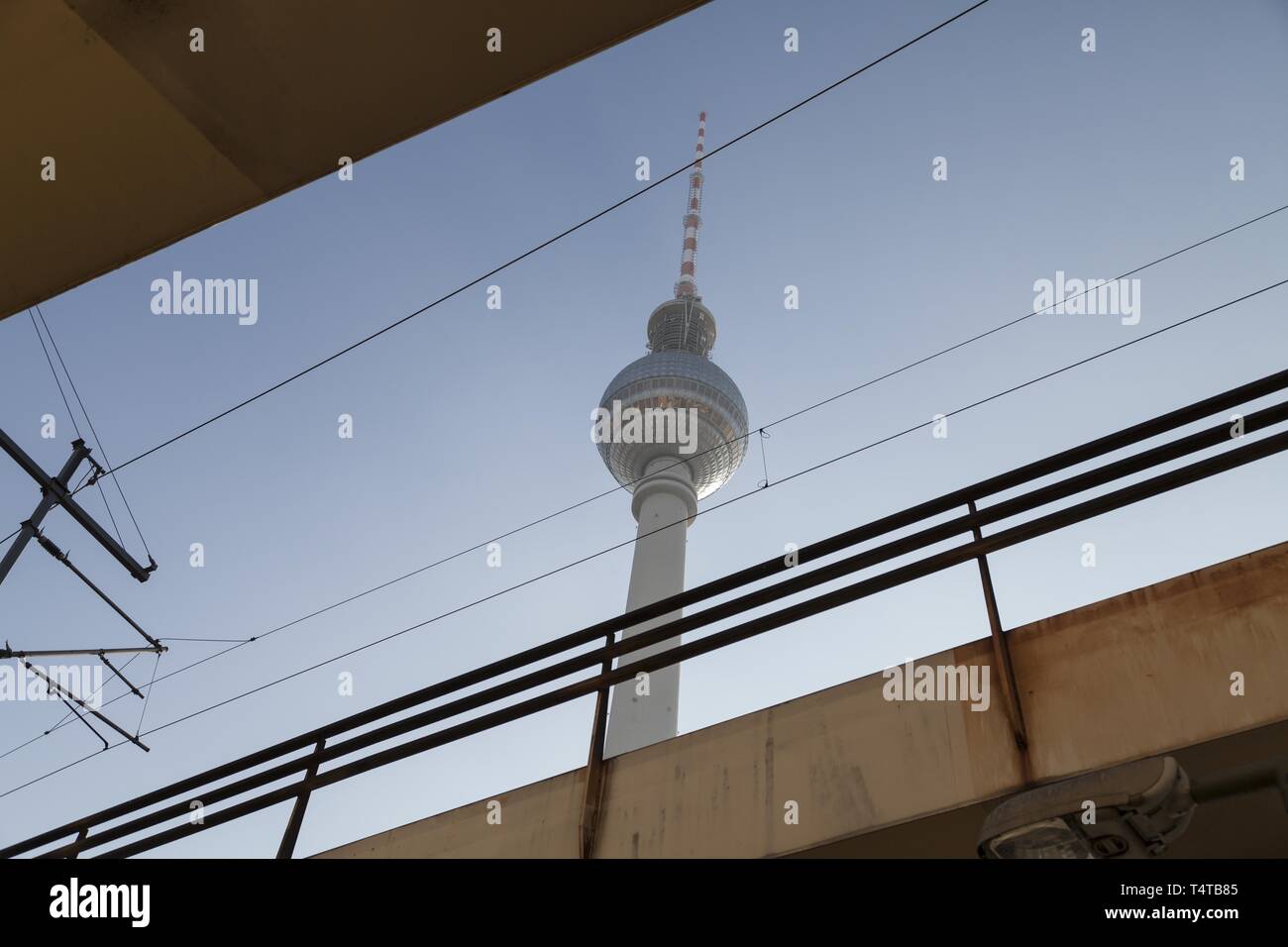 Berlin Television Tower, Germany, Europe Stock Photo