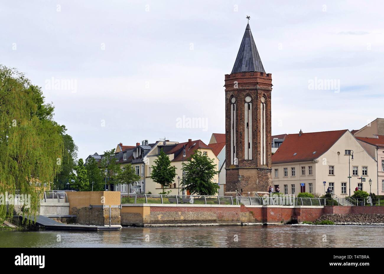 MÃ¼hlentor (Mill Gate), Brandenburg an der Havel, Brandenburg, Germany, Europe Stock Photo