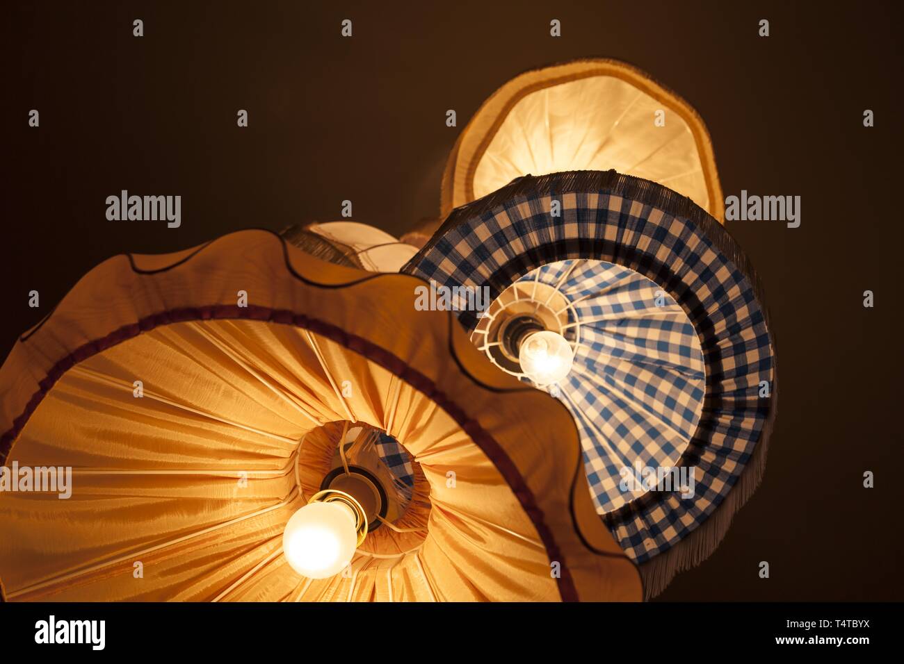 Ceiling lights Stock Photo