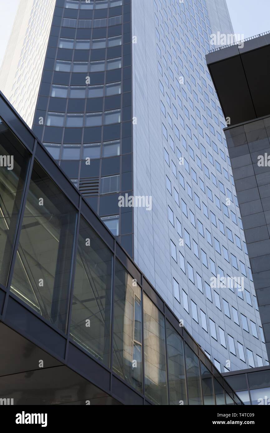 Architecture, office building, Leipzig, Saxony, Germany, Europe Stock Photo