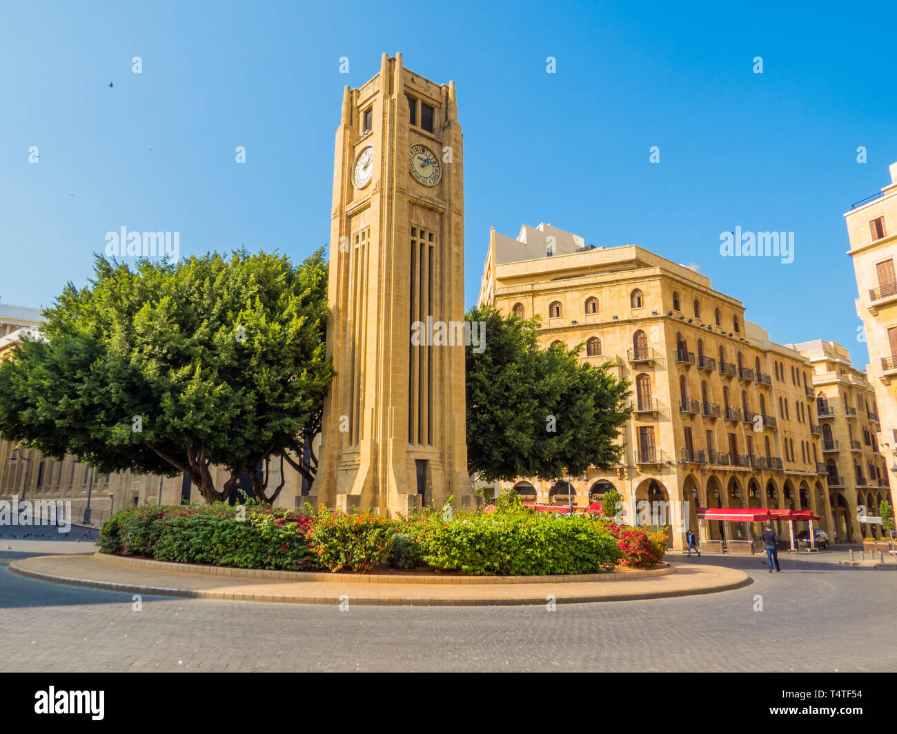 BEIRUT, LEBANON - MAY 22, 2017: View of Beirut Central District (or Centre Ville), the city's historical, geographical, commercial and administrative. Stock Photo