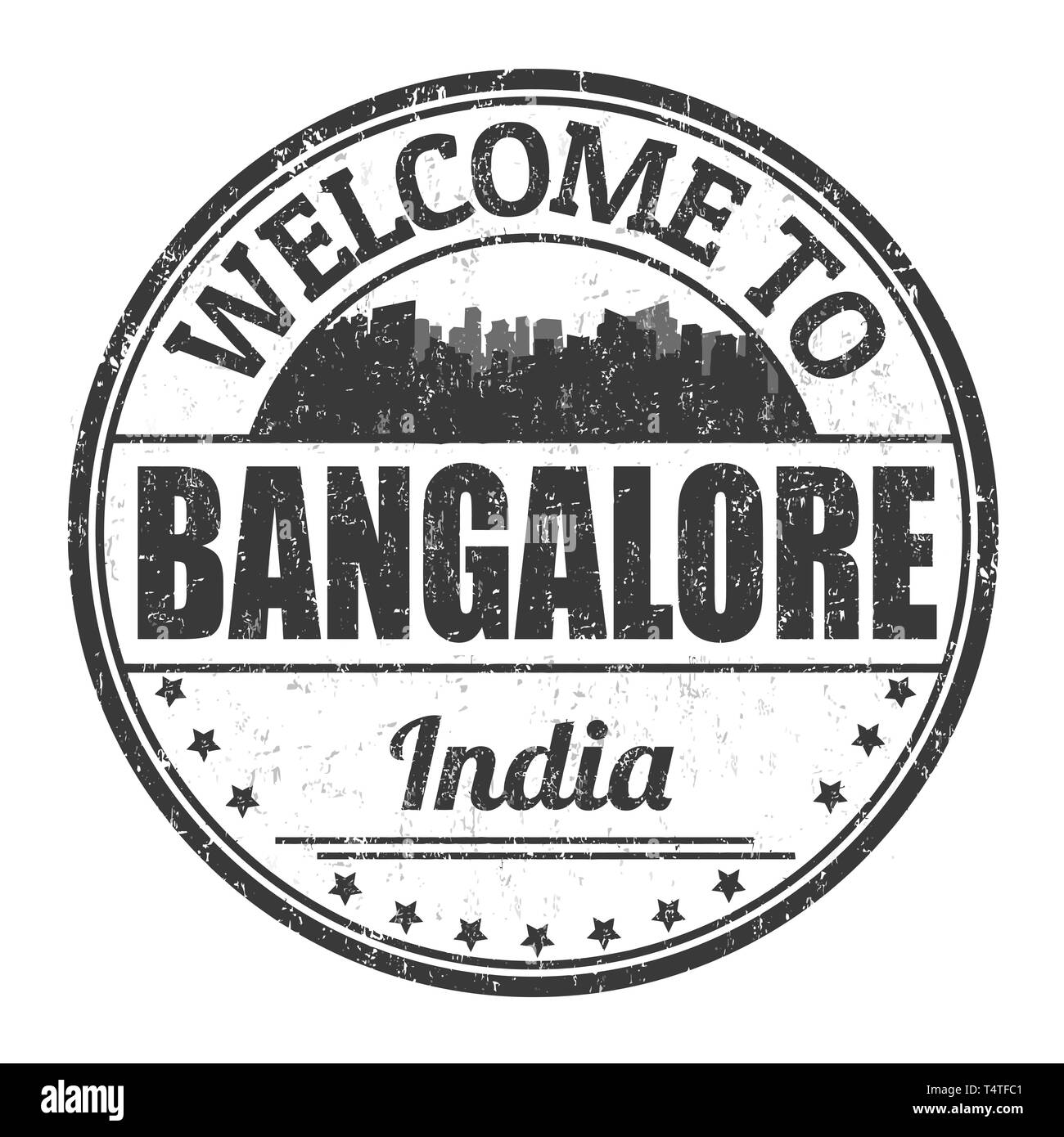Bangalore stamp Black and White Stock Photos & Images Alamy