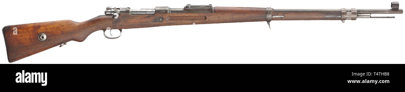 SERVICE WEAPONS, GERMANY UNTIL 1945, rifle 98 Spandau 1917, Reichswehr, calibre 8 x 57, number 4062c, Editorial-Use-Only Stock Photo