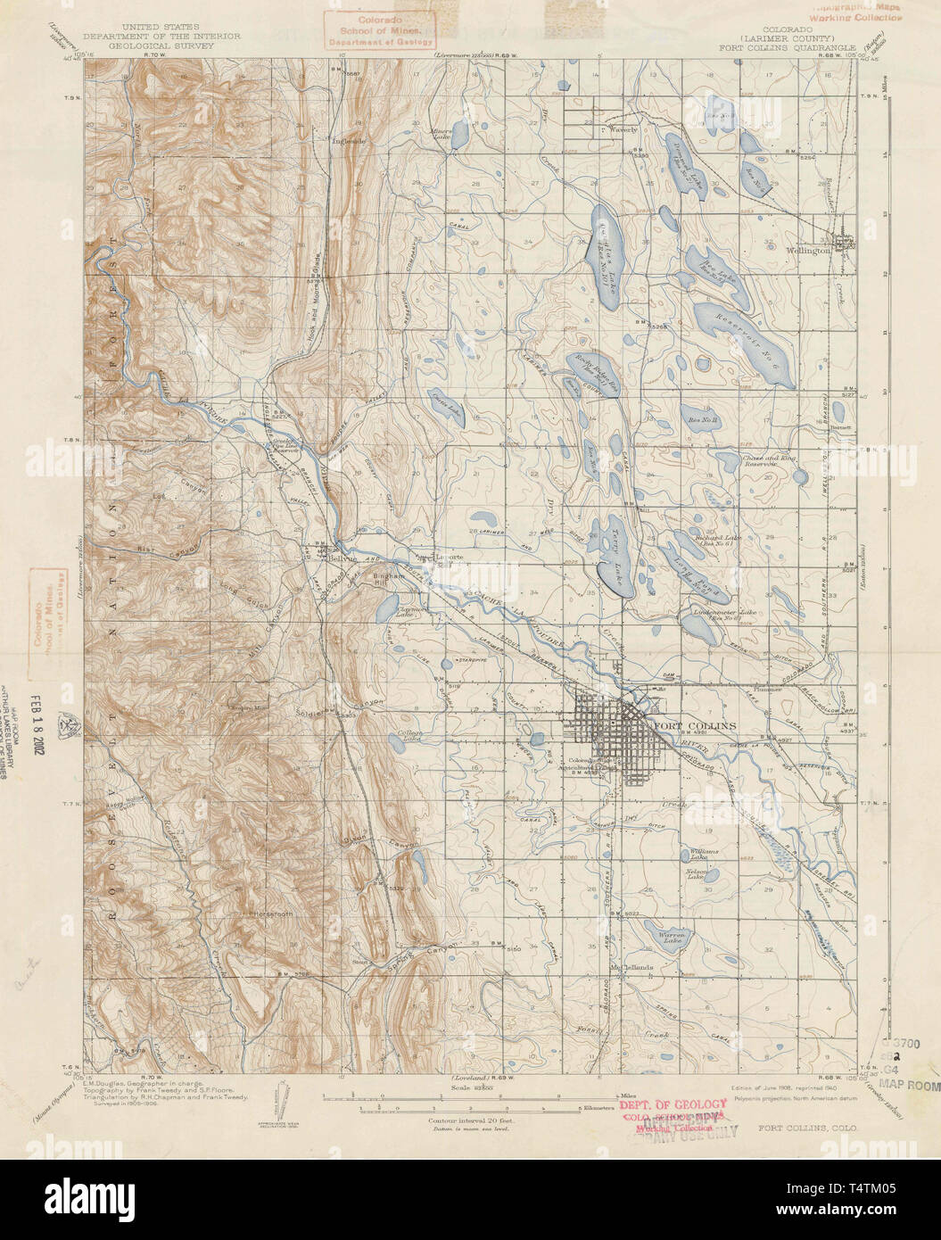 Larimer Co Colorado Zip Code Map