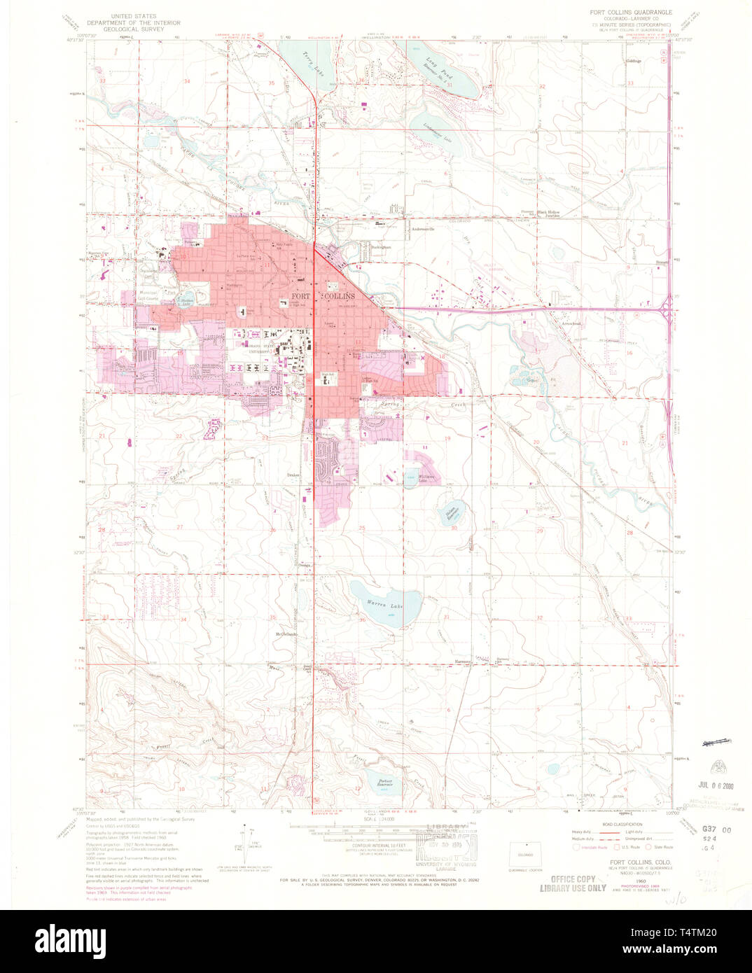 Larimer Co Colorado Zip Code Map