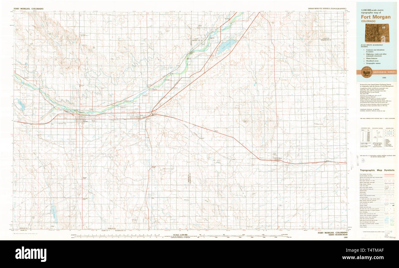 Fort colorado map hires stock photography and images Alamy