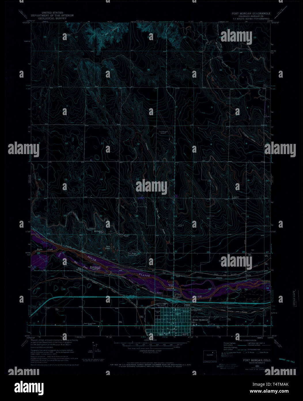 Fort colorado map hires stock photography and images Alamy