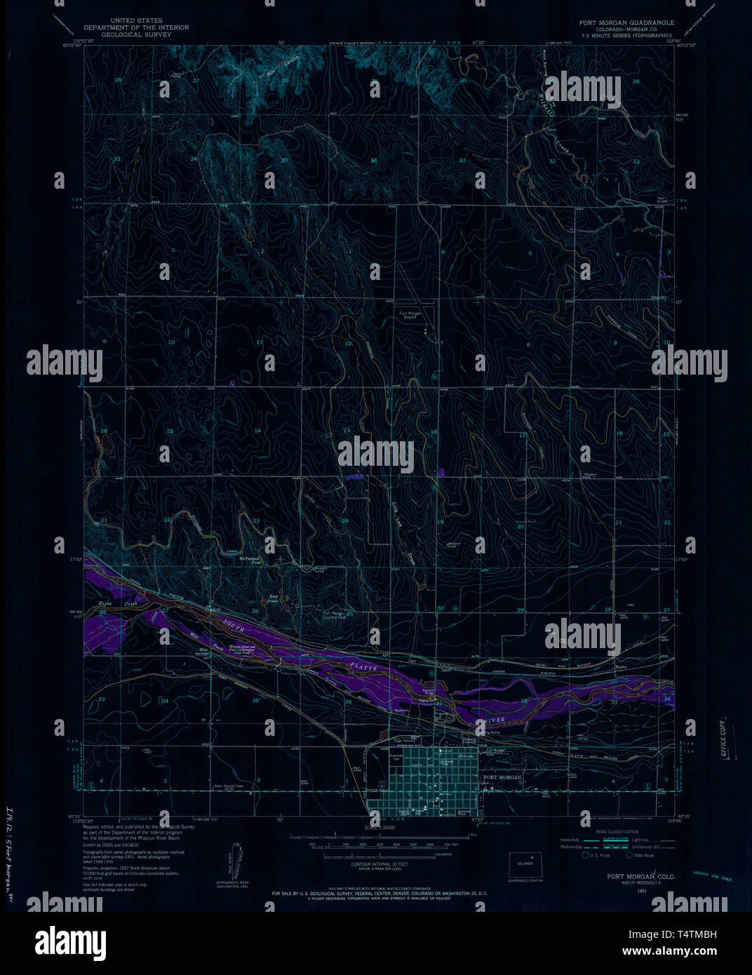 Fort colorado map hires stock photography and images Alamy