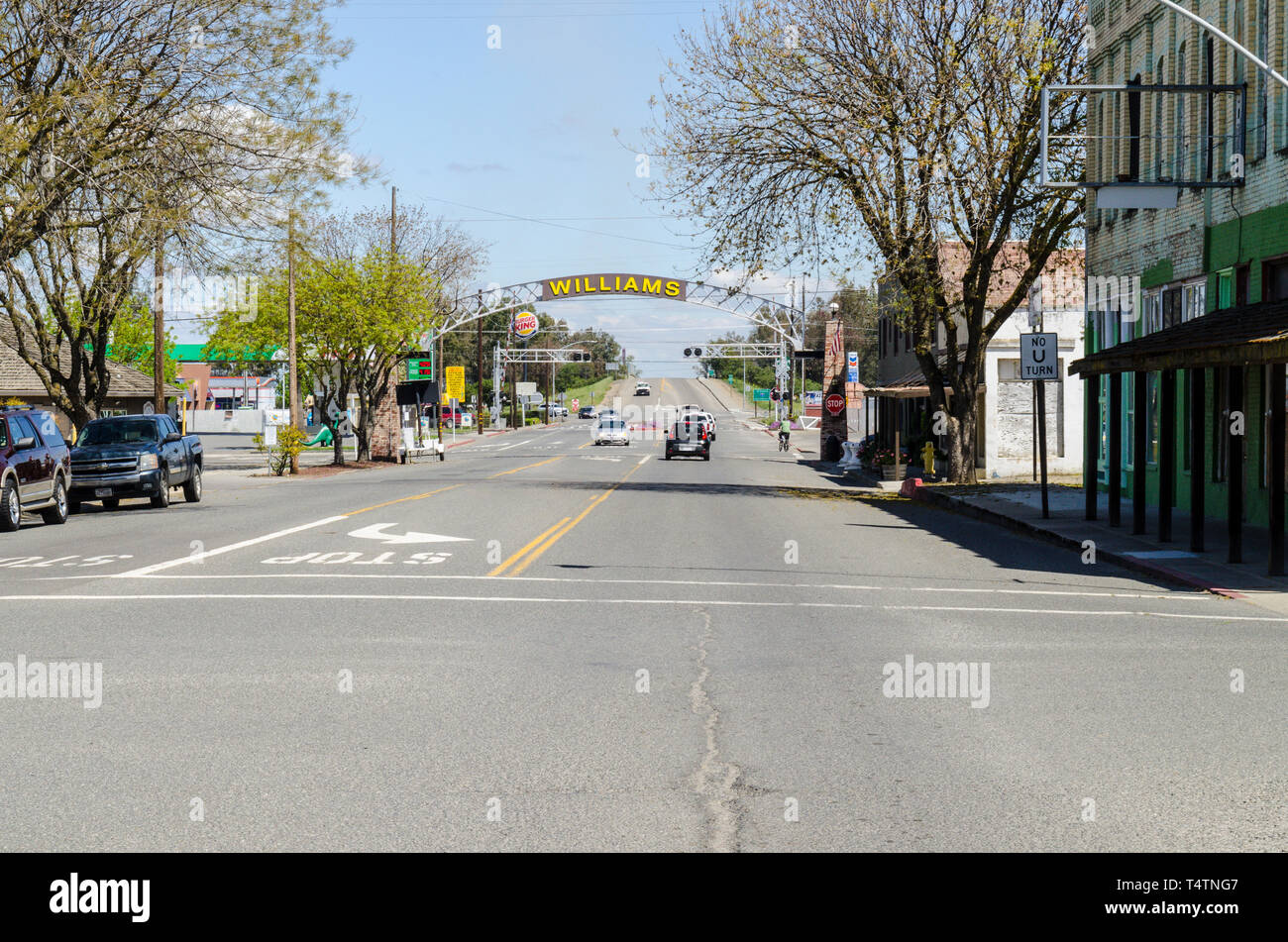 Williams California USA Stock Photo Alamy