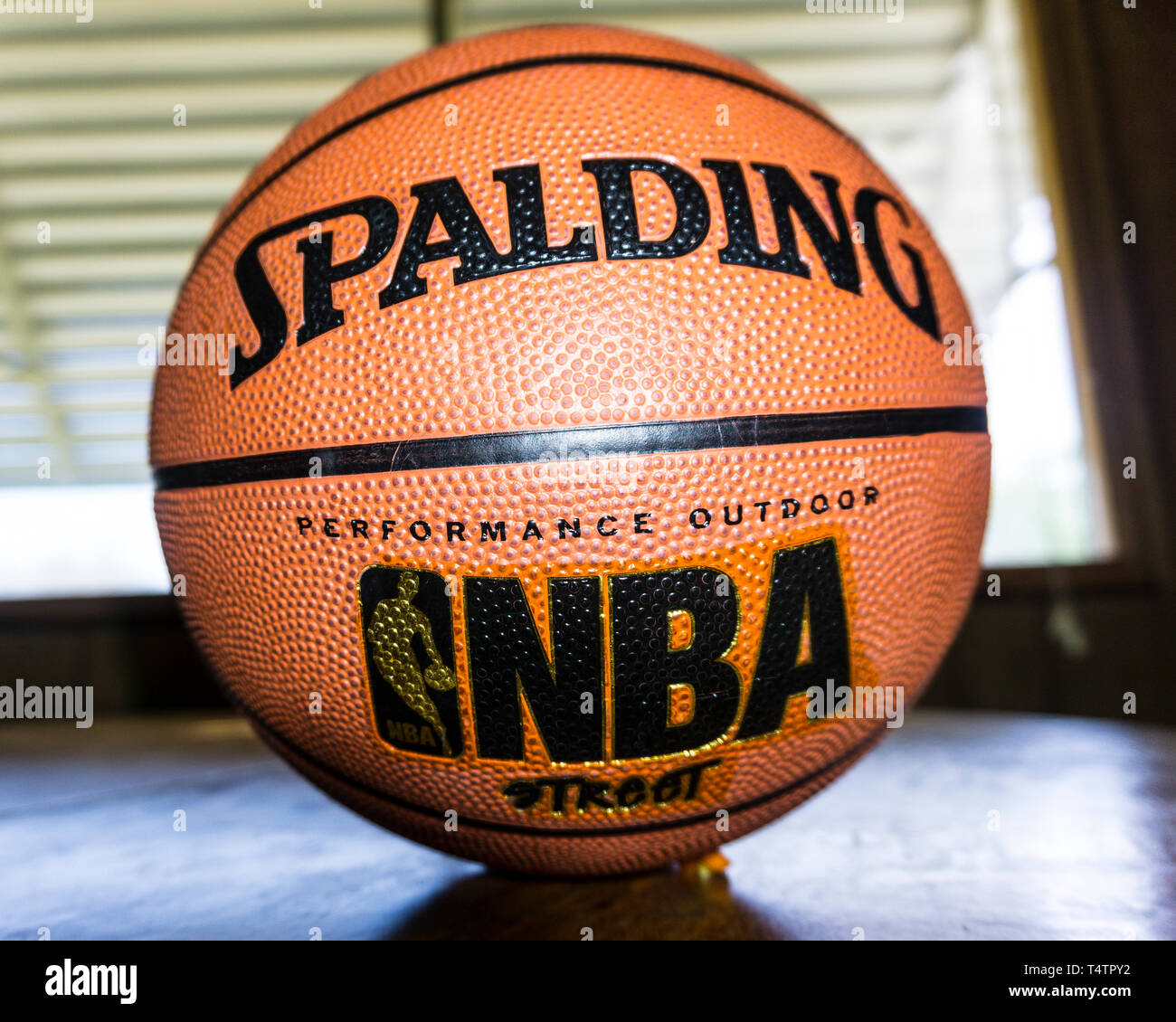 A new Spalding NBA Street basketball Stock Photo - Alamy