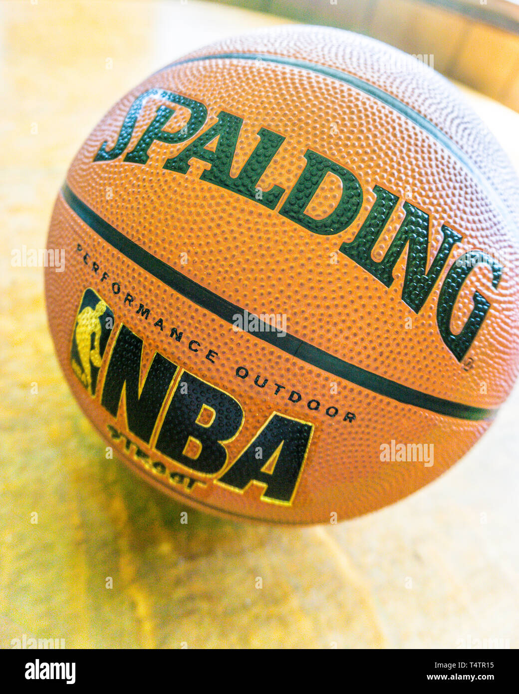 A new Spalding NBA Street basketball Stock Photo - Alamy