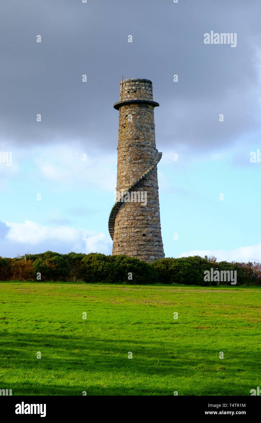 leadmines chimney, ballycorus, county dublin Stock Photo Alamy