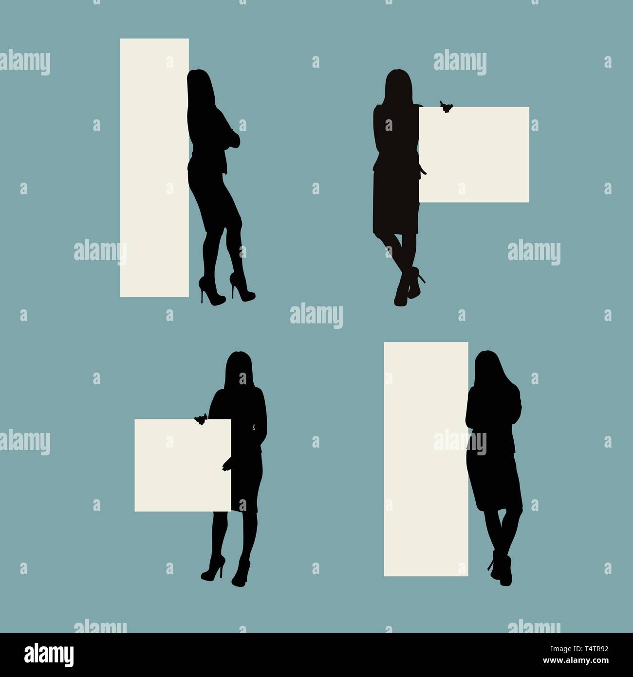 picture woman set Stock Vector Image & Art - Alamy
