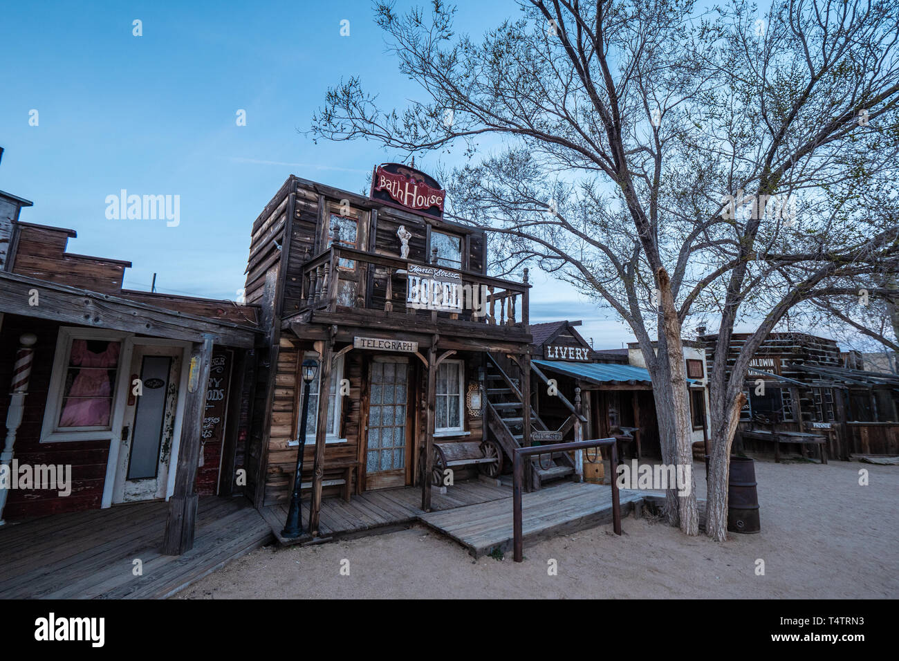 Pioneertown at the Morongo Basin in Calfornia - CALIFORNIA, USA - MARCH ...