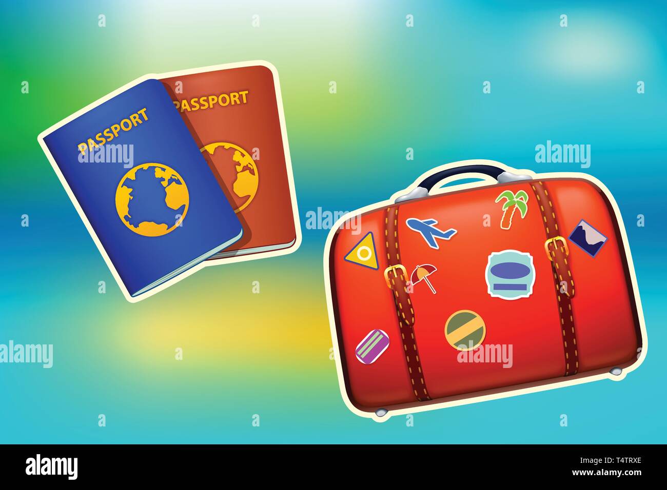 travel case passport Stock Vector Image & Art Alamy