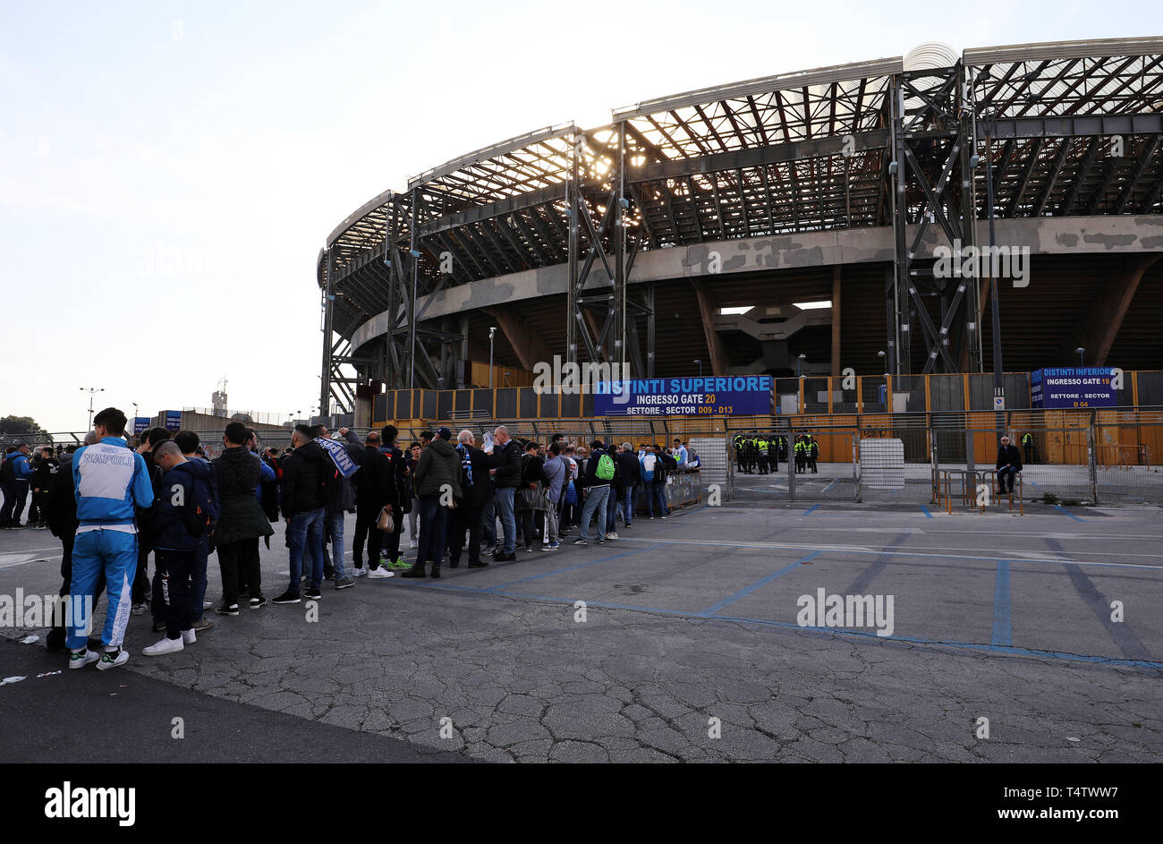 Napoli stadium outside hi-res stock photography and images - Alamy