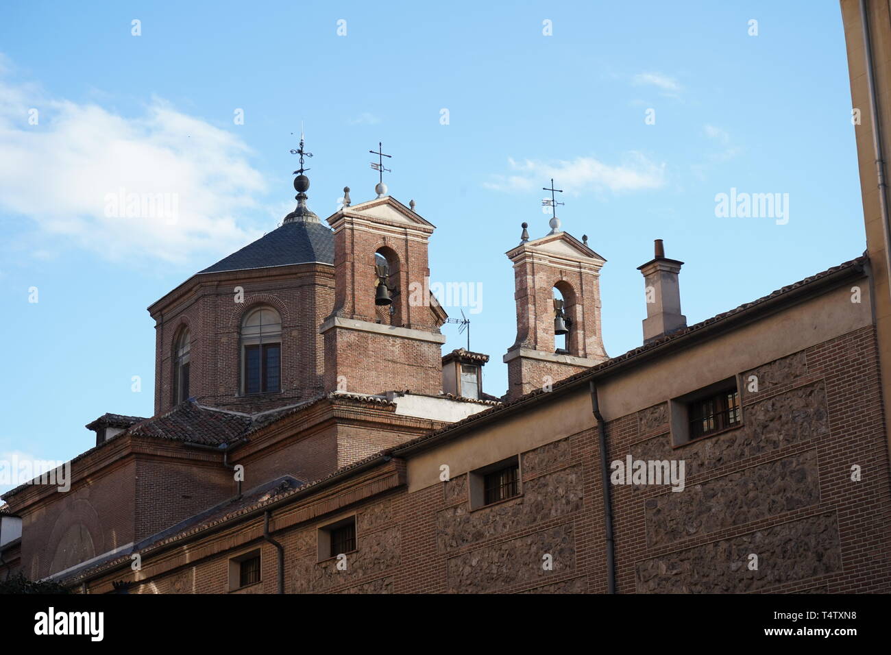 Royal Monastery of the Incarnation near the Royal Palace in Madrid, Spain Stock Photo