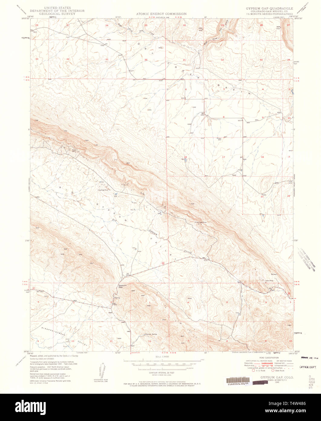 Gypsum colorado map hires stock photography and images Alamy