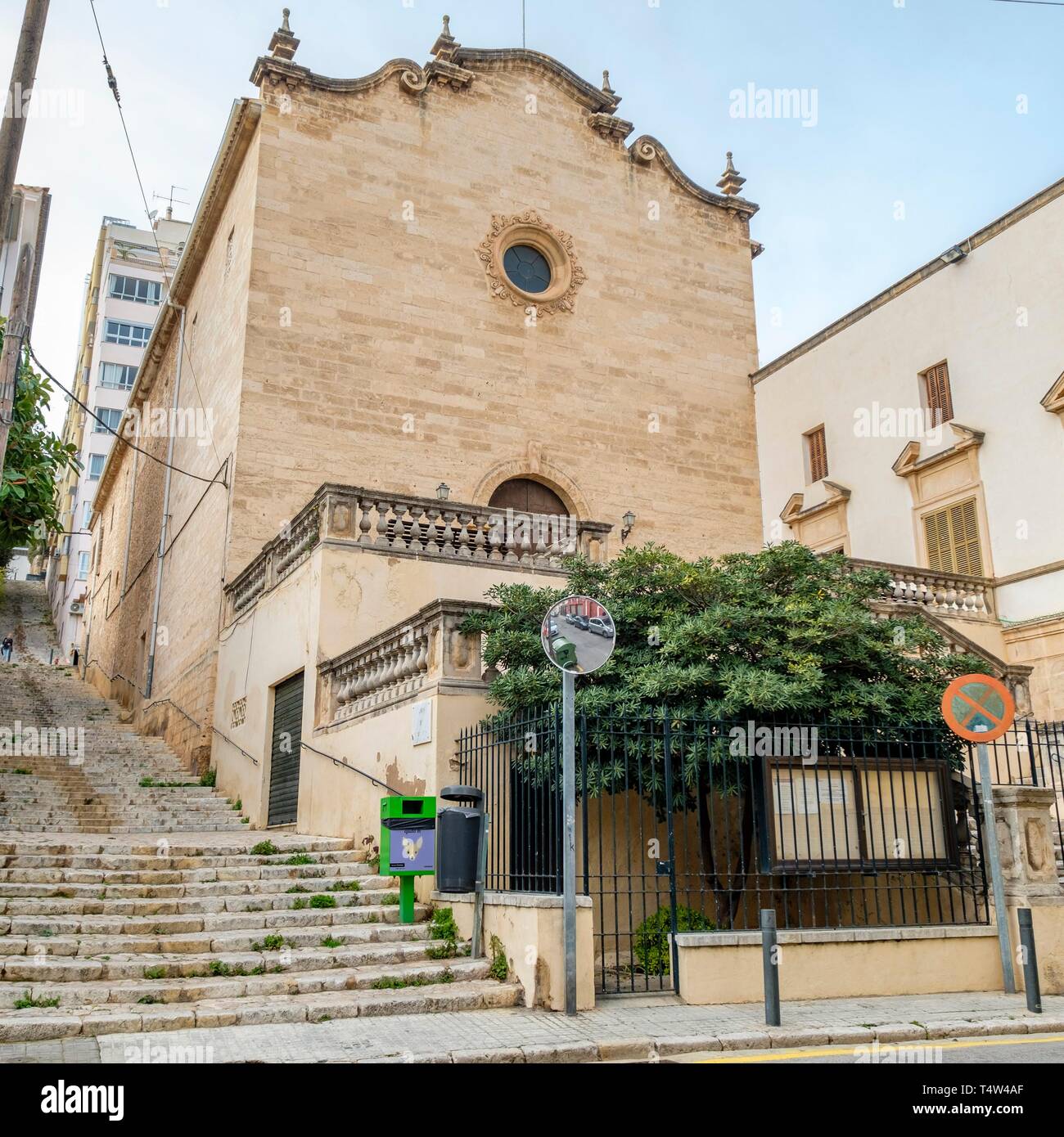 Parròquia de la Mare de Déu de la Salut, El Terreno, Palma, Mallorca, Spain. Stock Photo