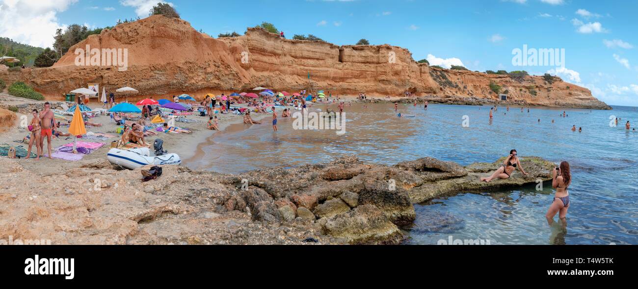 Sa Caleta, Es Bol Nou, Ibiza, balearic islands, Spain. Stock Photo