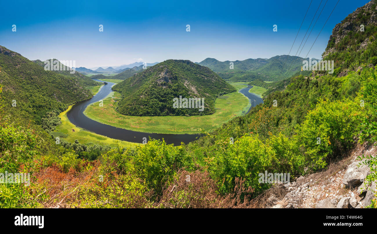 Top view bend river hi-res stock photography and images - Alamy