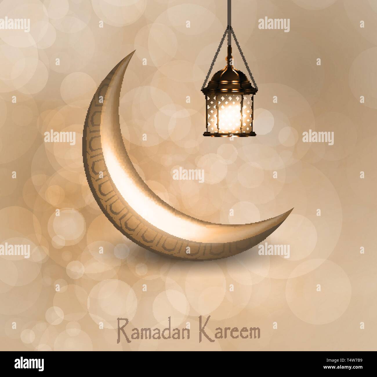 Ramadan Kareem greeting background islamic Stock Vector Image & Art - Alamy
