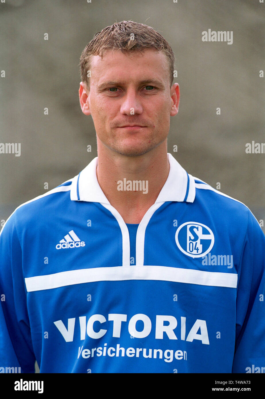 Gelsenkirchen, Germany 11.7.2001, Football: team presentation of German  Bundesliga Club Schalke 04 --- Ebbe SAND Stock Photo - Alamy