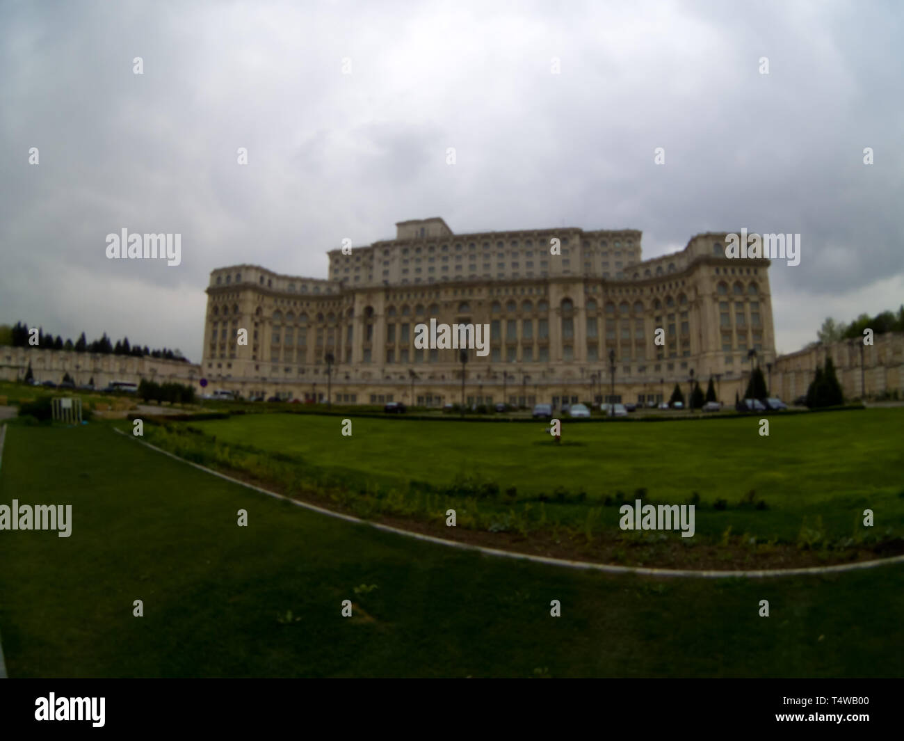 The Romanian Parliament Stock Photo