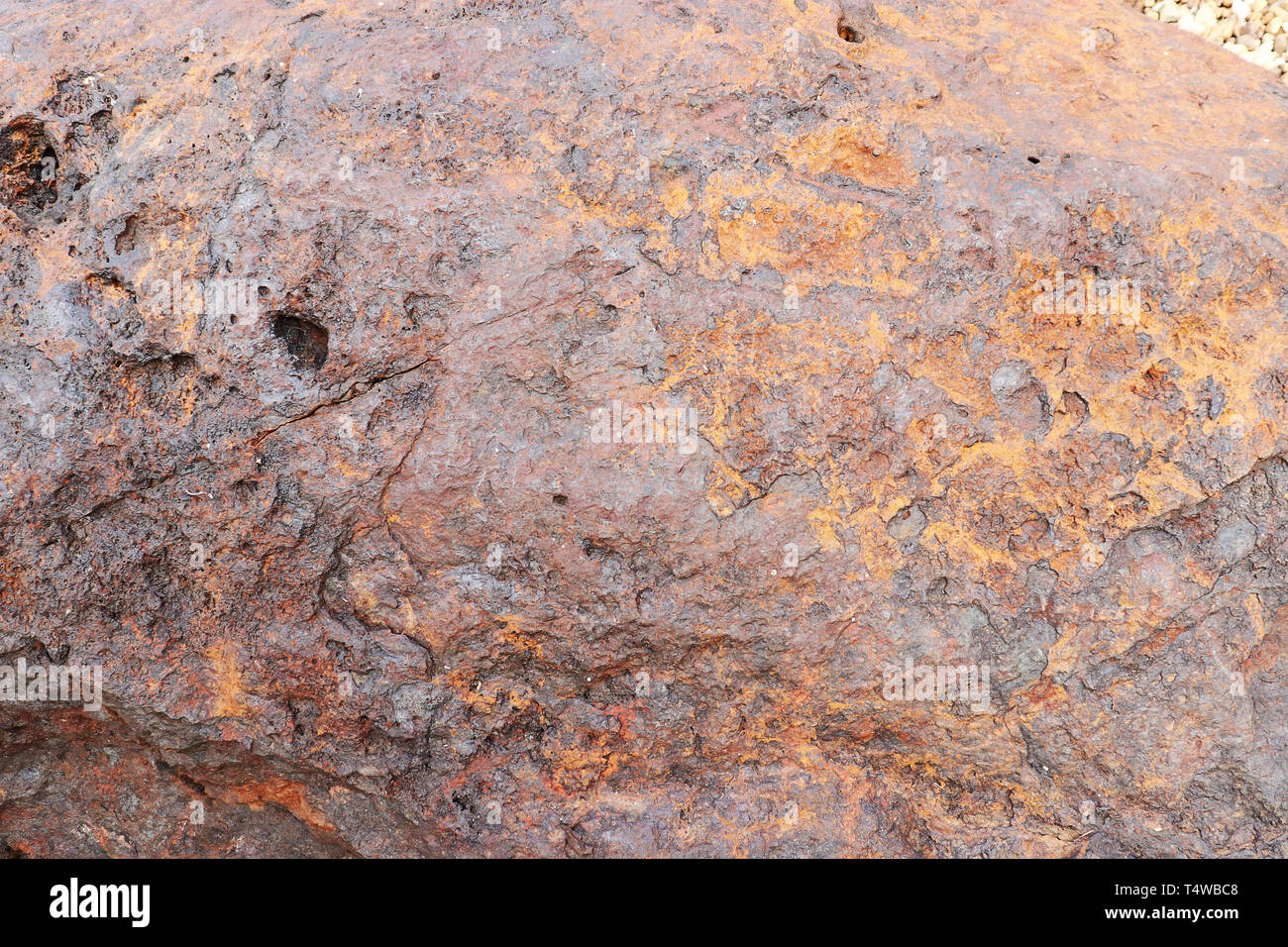 Hematite stone texture - background Stock Photo - Alamy