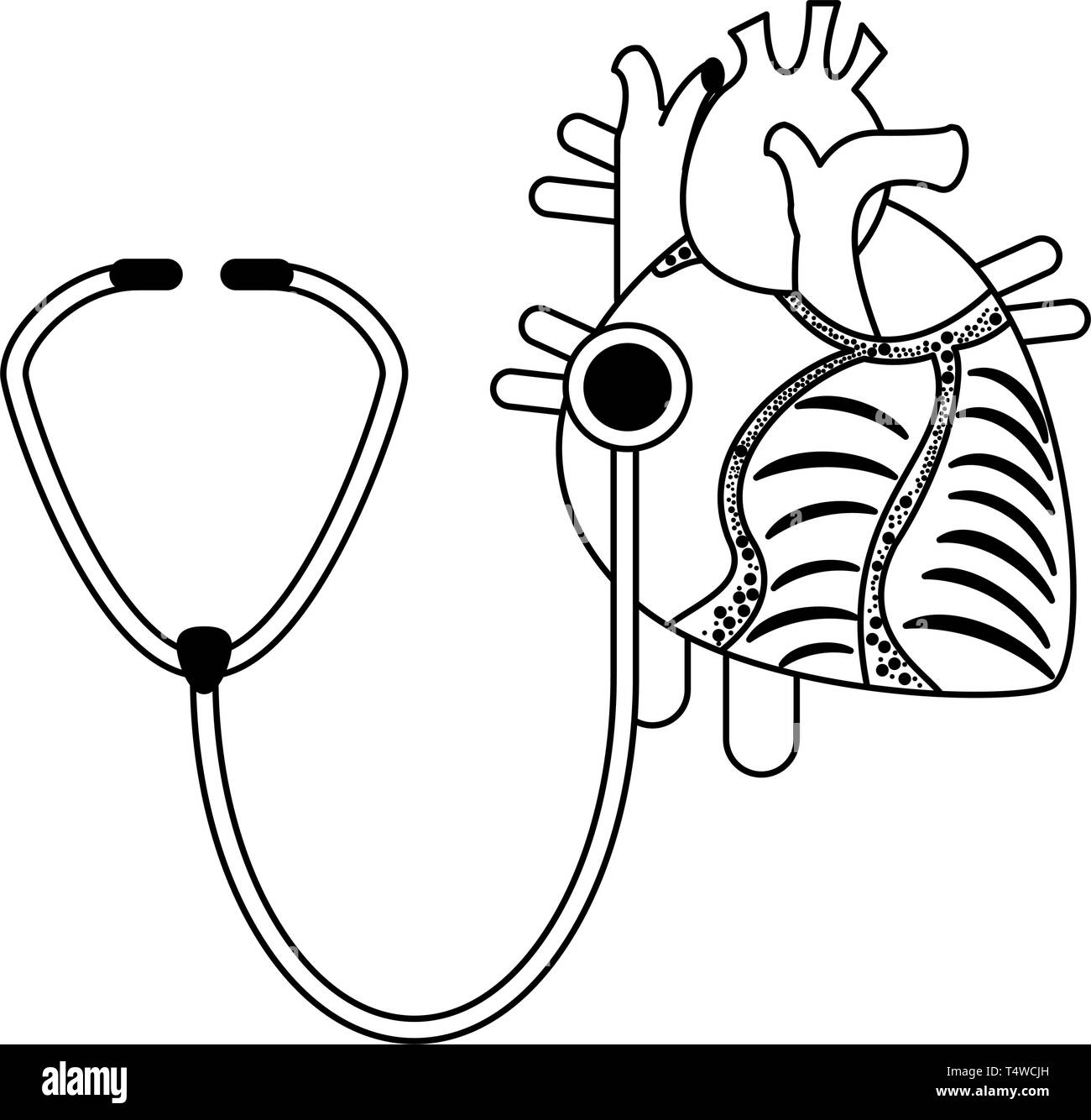 Medical healthcare supplies in black and white Stock Vector Image & Art ...