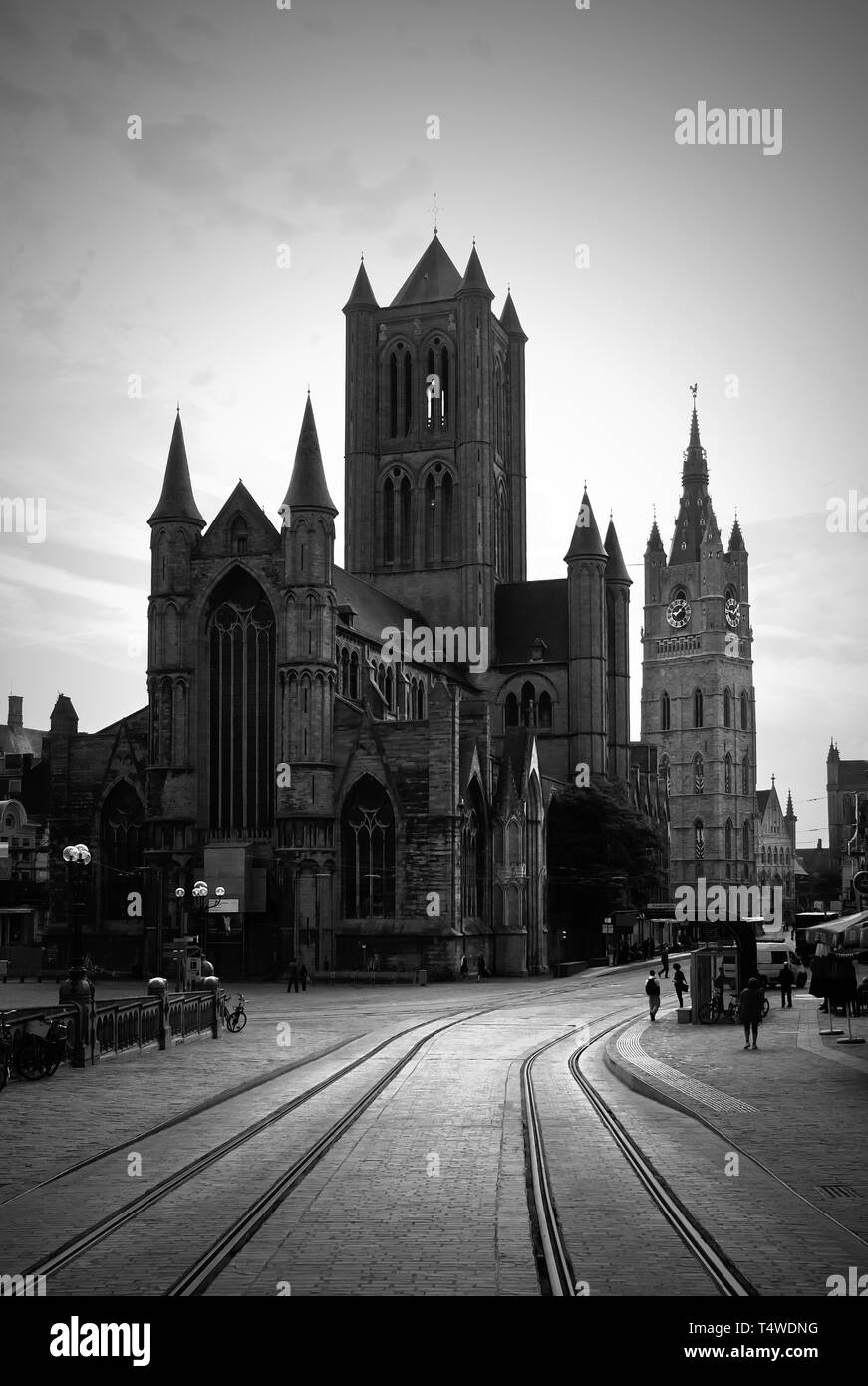 Belgium tourist location Black and White Stock Photos & Images - Alamy
