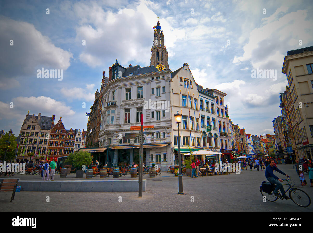 Antwerpen in Belgium Stock Photo