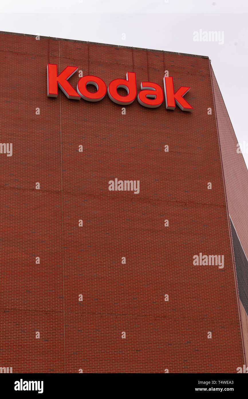 Rochester, USA. 18 Apr, 2019.  Building, exterior at The World Headquarters of The Eastman Kodak Company on April 18, 2019 in Rochester, NY. Credit: S Stock Photo