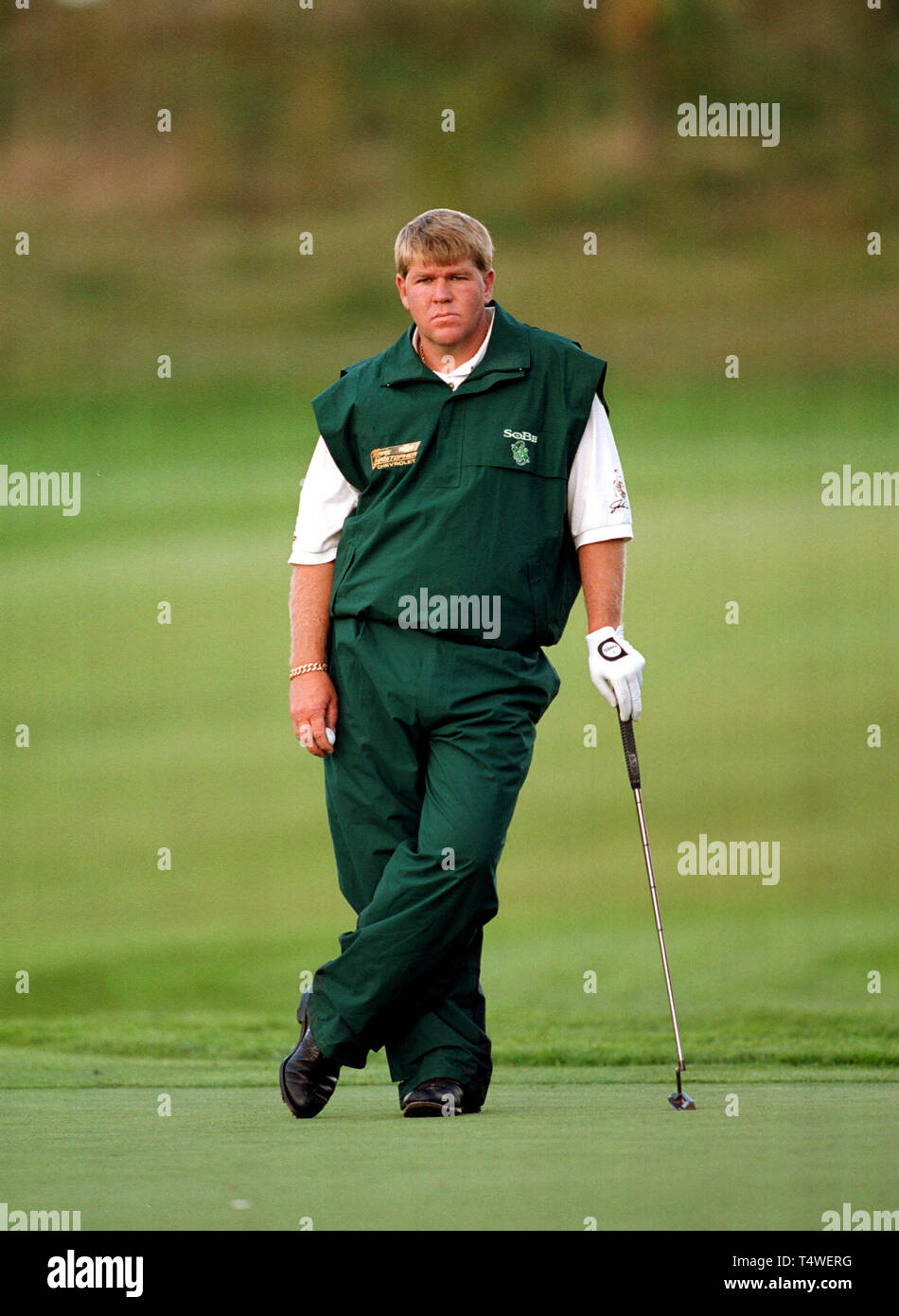Gut Laerchenhof near Cologne Germany 4.-7.10.2001, Golf: PGA-Europe Tour,  Linde German Masters --- John DALY (USA Stock Photo - Alamy