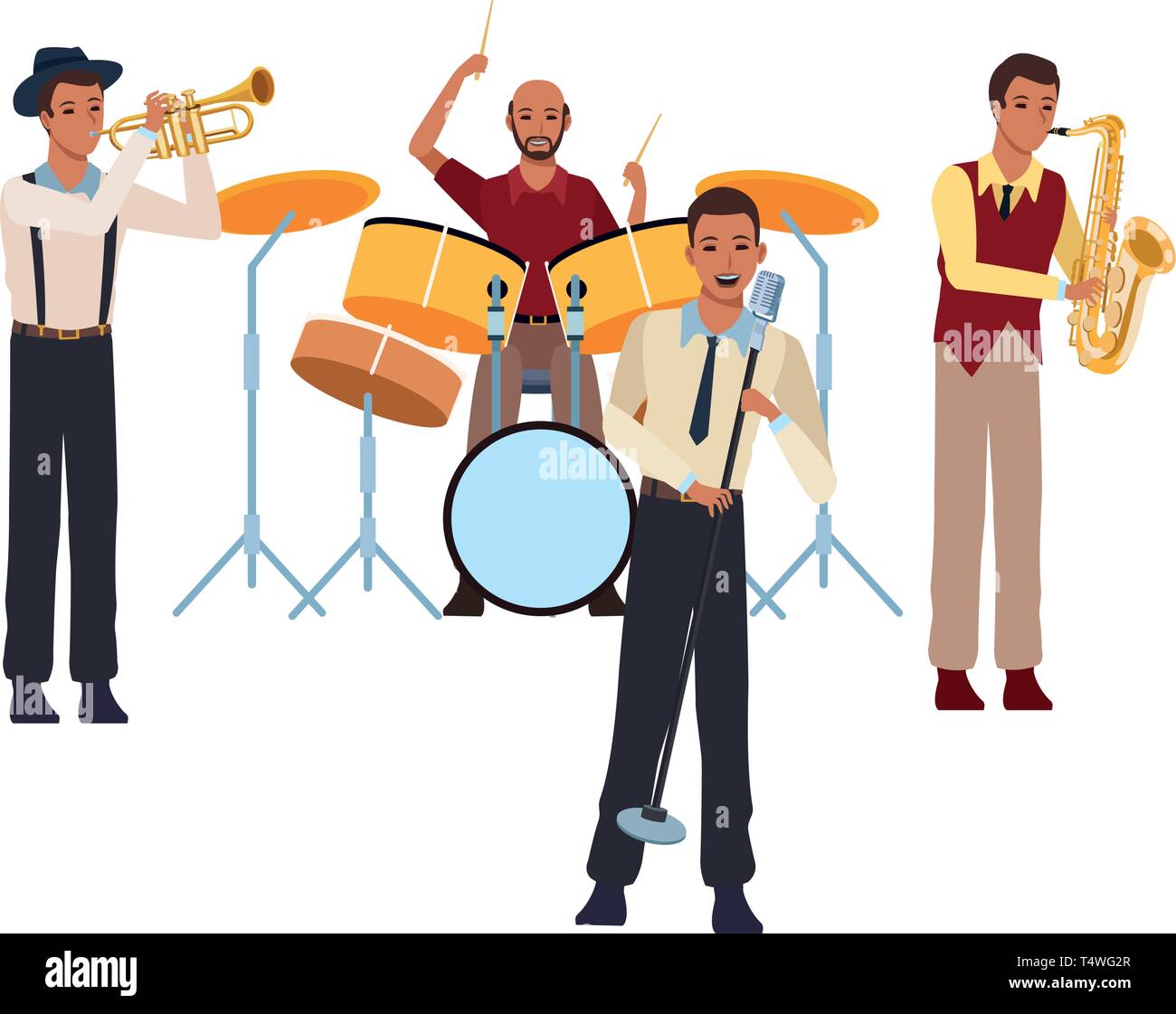 musician playing in a band Stock Vector Image & Art - Alamy
