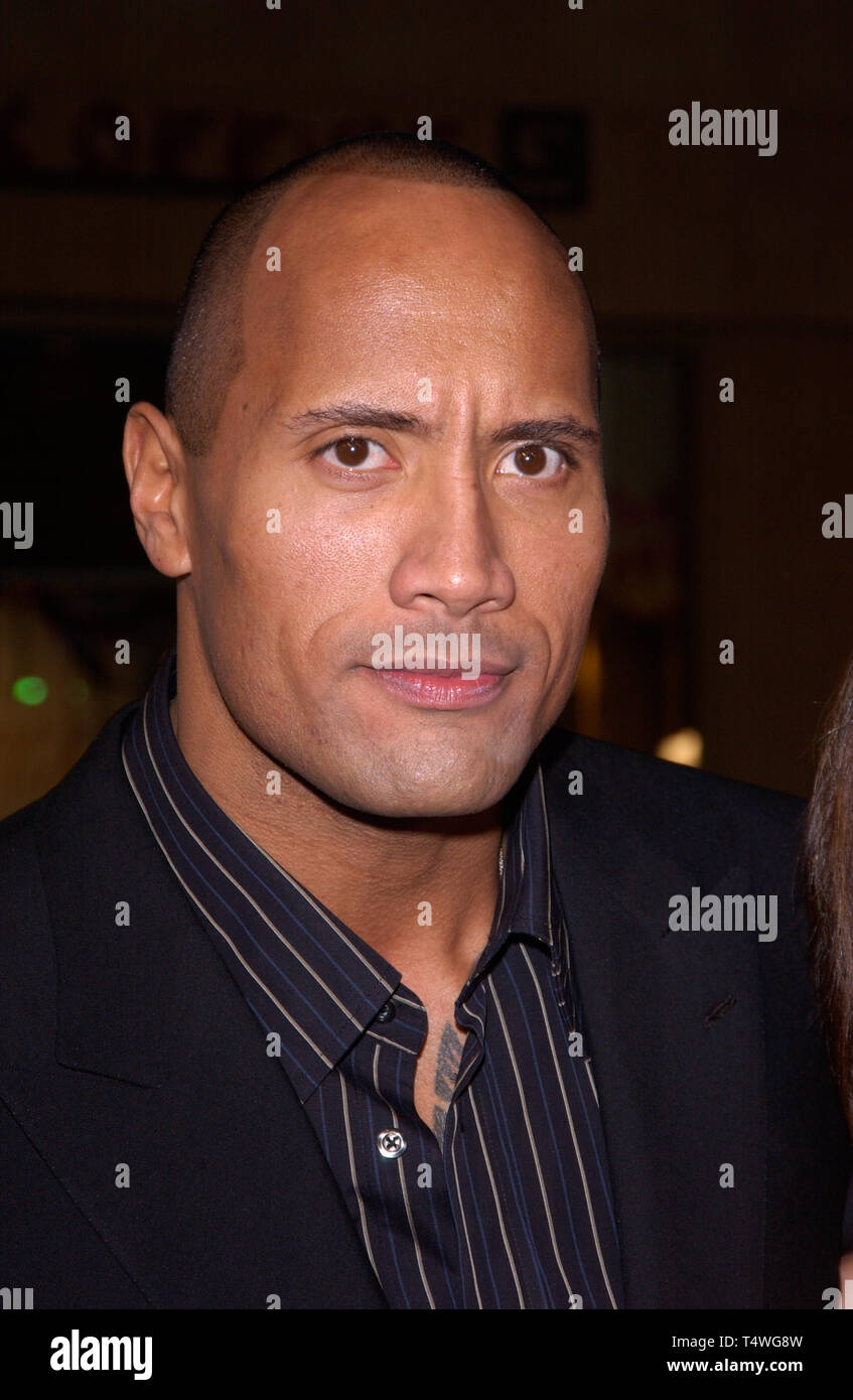 LOS ANGELES, CA. February 13, 2005: Actor DWAYNE "THE ROCK" JOHNSON at