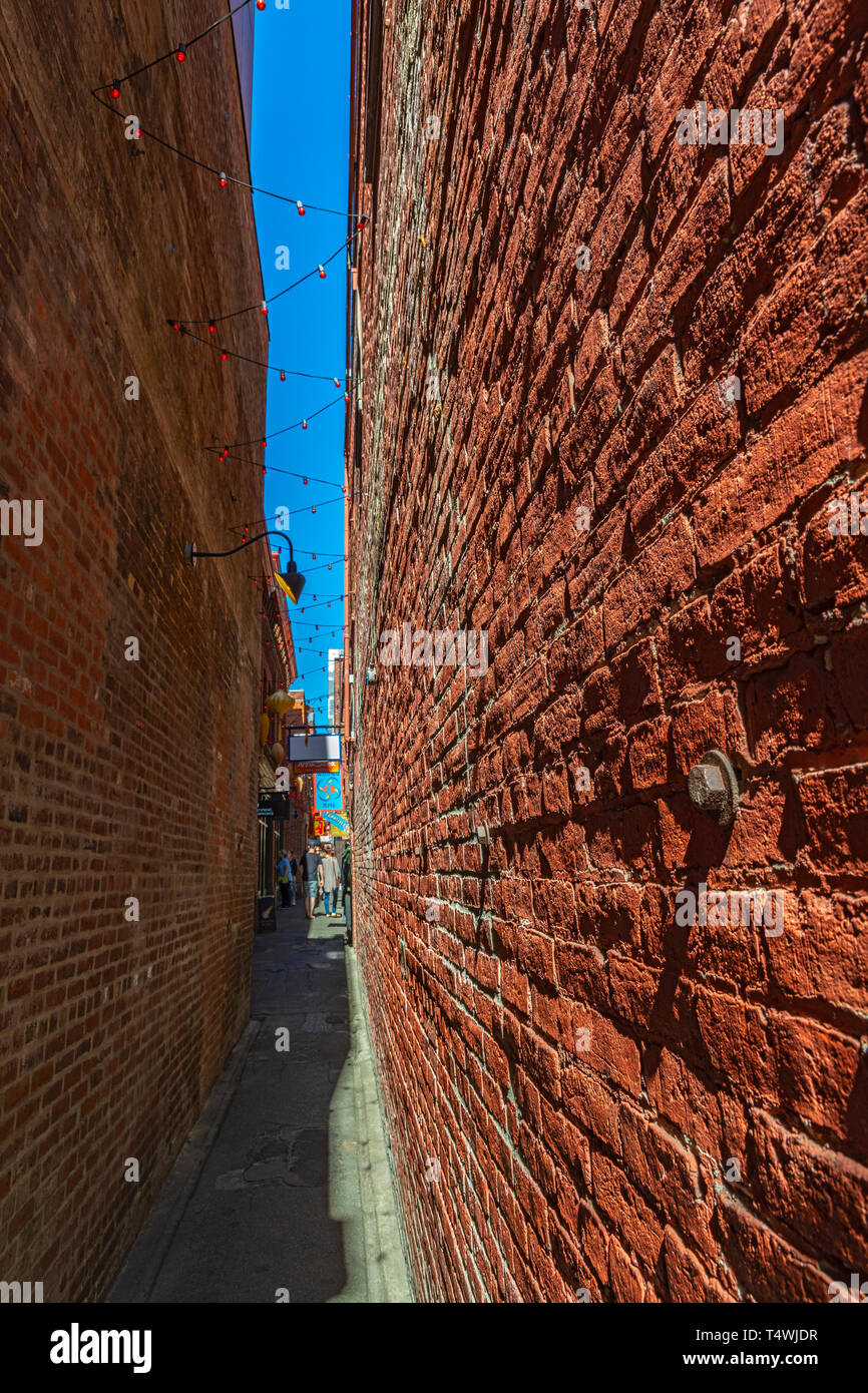 Canada, British Columbia, Victoria, Chinatown, Fan Tan Alley Stock Photo