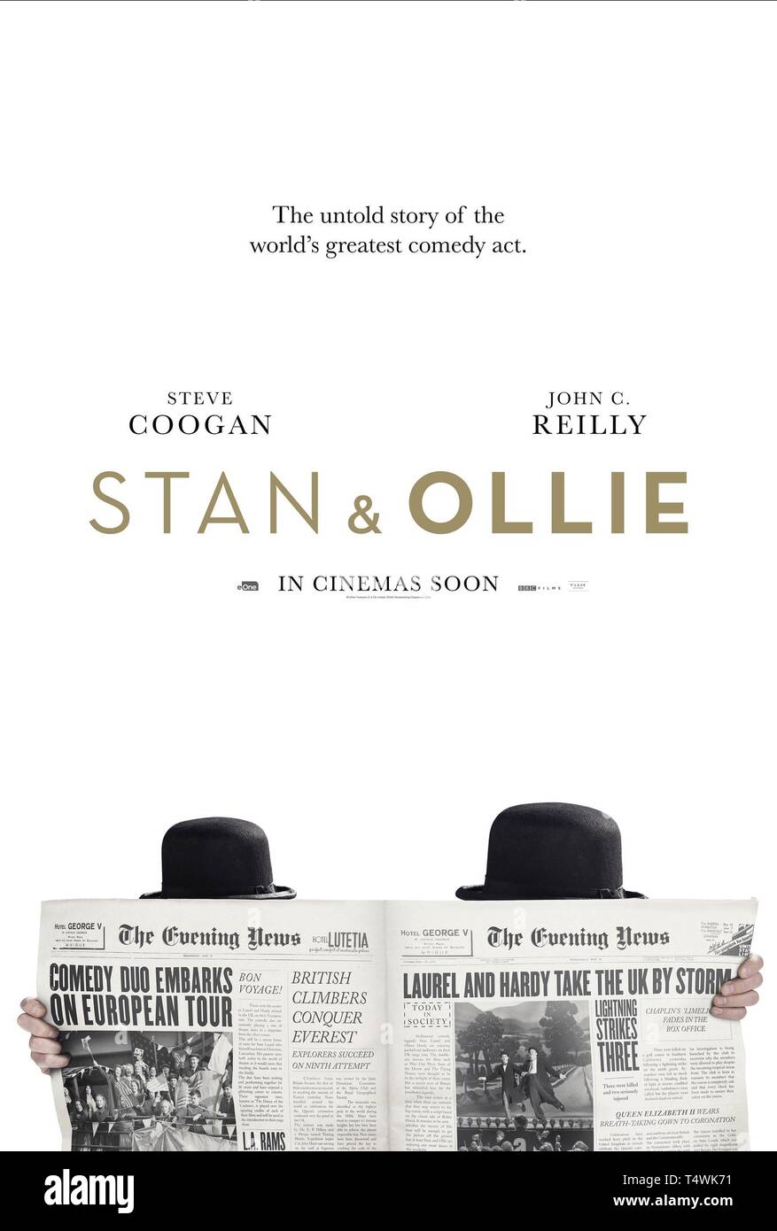 Movie Poster Stan And Ollie 18 Stock Photo Alamy