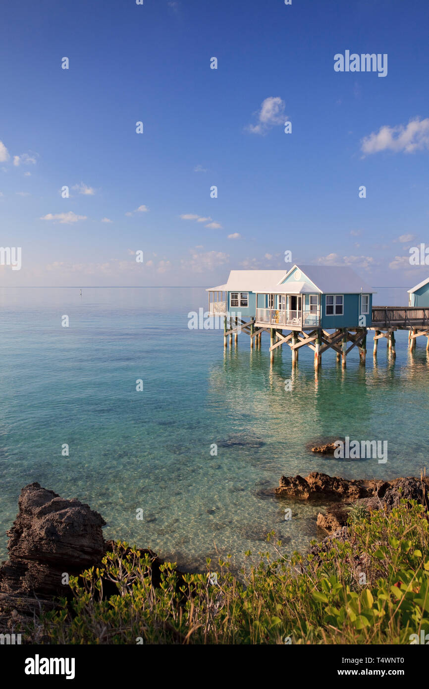 Bermuda, Sandys Parish, Beach bungalows Stock Photo